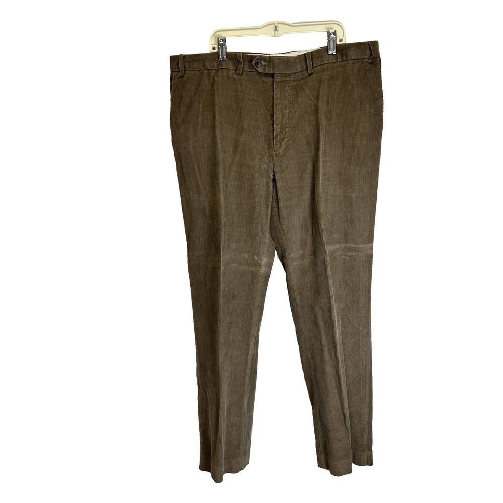 Vtg Polo Ralph Lauren Pants Men's 38x32 Corduroy Flat Front Trousers Cotton